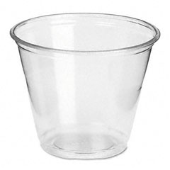 TP9R Conex 9 oz Ultra Clear plastic squat cup (1000/cs)
