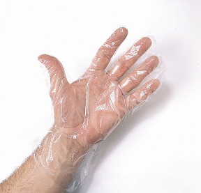 Foodservice Gloves, Medium Poly (100/bx)