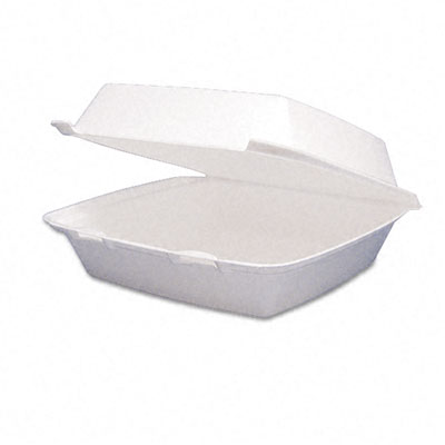 60HT1 Dart Foam Tray Large Sandwich 1-Compartment