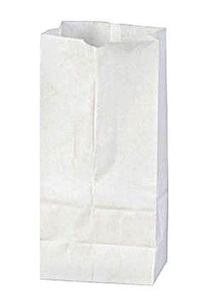 2# White Kraft Grocery Bag (500/Ble)