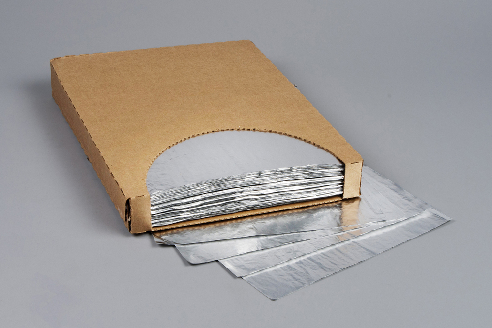 10-1/2&quot;x14&quot; Silver, Plain Foil Sandwich Wrap (5/500)
