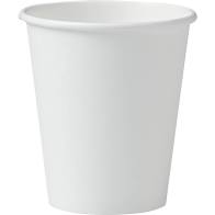 6 oz Paper Hot Cup, White (1000/CS)