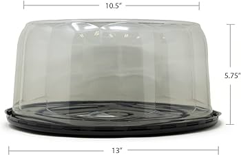 13&quot; Container for 12&quot; Cake  Circle w/ 5.75&quot; Dome Lid 