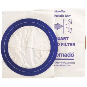 Tornado Paper Filter Bag 10qt  (10/pkg)