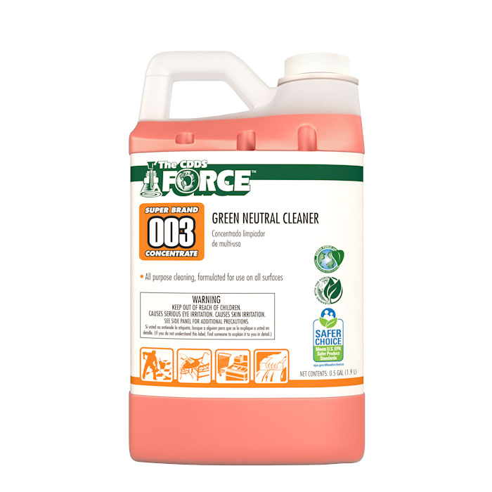 003 Green Neutral Cleaner DILUTION CONTROL (4, 1/2 gal)