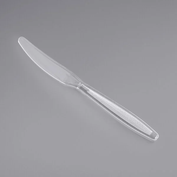Clear Knife, Heavy Weight, 
Polystyrene (1000/cs)