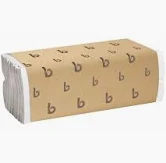 C-Fold Paper Towels, Bleached White, (12 Packs/Carton.