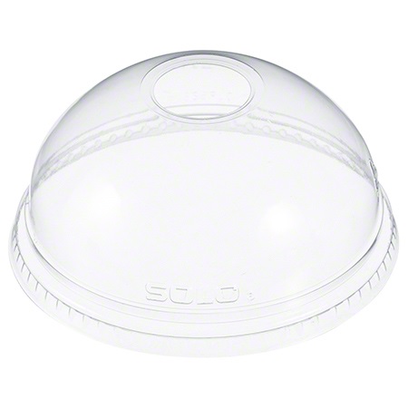 Dart Clear PET Dome Lid w/  Regular Hole 16-24oz (1000/cs)