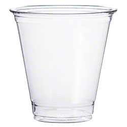 Dart 12oz Clear Squat PET Cup (1000/cs) use w/ lid 626