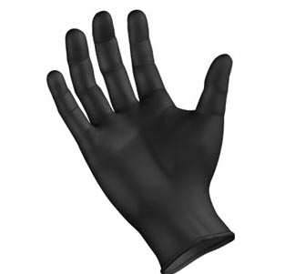 Black, Nitrile, Powder Free Extra Large Glove (10/100)