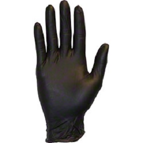 Black Nitrile Powder Free, Heavy Duty, Exam Gloves