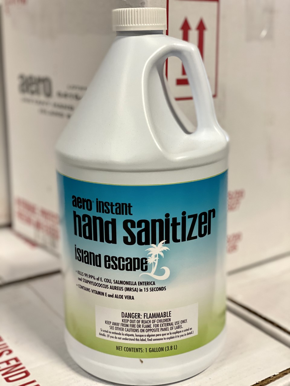 Instant Hand Sanitizer, Island Escape Scent (4gal/cs)