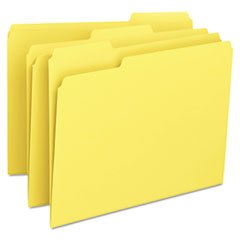 File Folder Yellow 1/3 Cut Letter (100/bx)