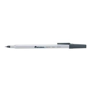 Stick Ballpoint Pen Med/Blk (12/Bx)