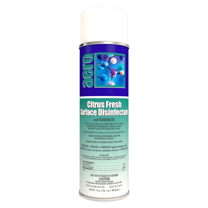 Citrus Fresh Surface Disinfectant Spray, Aerosol