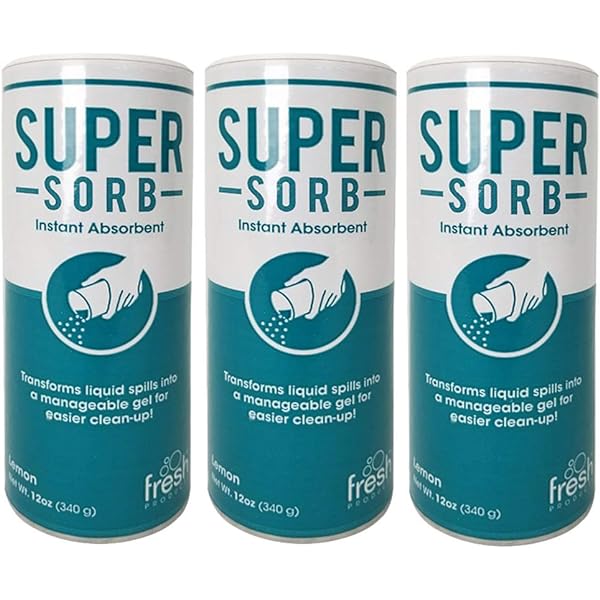 Fresh Super-Sorb, liquid  absorbent, 12oz Cannister