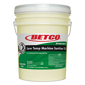 Betco Symplicity Low Temp  Machine Sanitizer 215 (4-Gal)