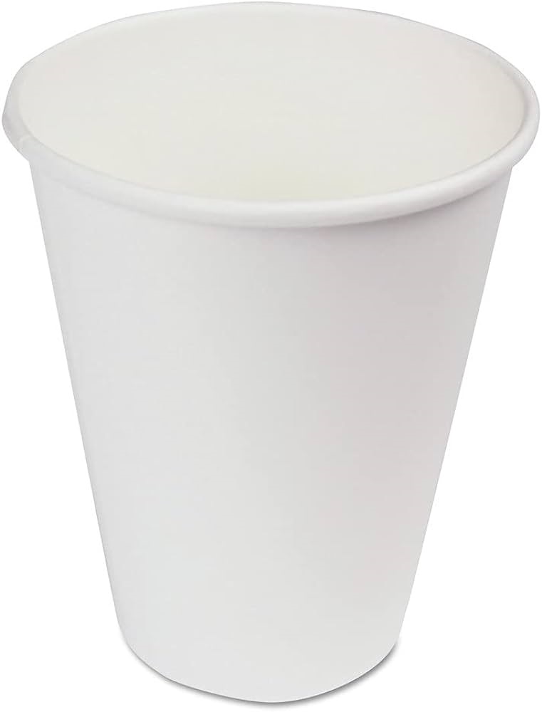 BOARDWALK Paper Hot Cups,  12oz, White (50/20)