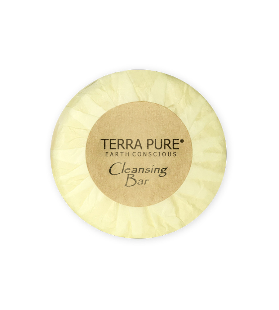 Terra Pure Cleansing bar -
.6oz Tissue Pleat (400/cs)