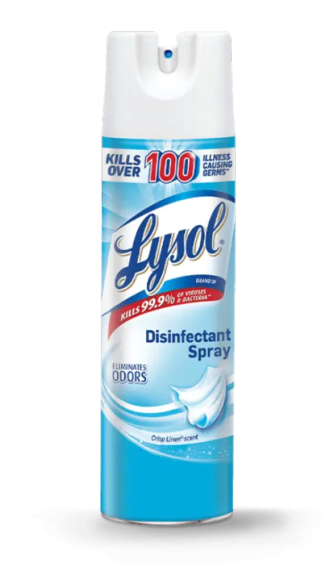 Lysol Disinfectant Spray,  Crisp Linen (12,19oz Cans)