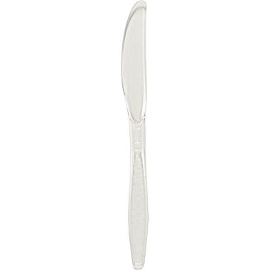 Knife Heavy Weight Polystyrene Clear Cutlery