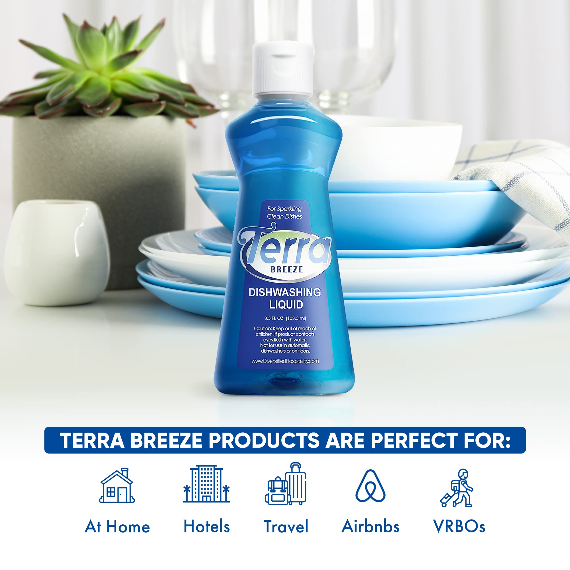 Terra Breeze Liquid Dish  Detergent - 3.5oz/100ml 
