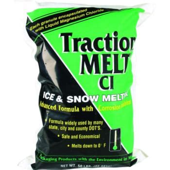 Traction Melt Ice Melt, Magnesium Chloride Melts Down