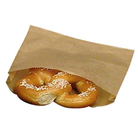 Grease Resistant, Natural Sandwich Bag, Large 6-1/2x1x8