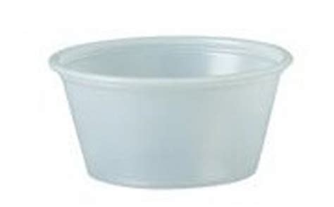 400PC 4 oz. Dart Plastic Portion Cup (125/bag)(2500/cs)