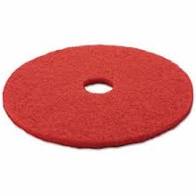 Floor Pads 19&quot; Red Buffing (5/cs)