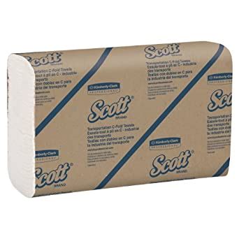 Scott C-Fold White Towels   10-1/8&quot;x13-3/20&quot;