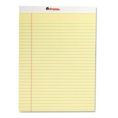 Writing Pad Ruled Canary 8.5&quot;x11.75&quot; 50Sht (12/pkg)